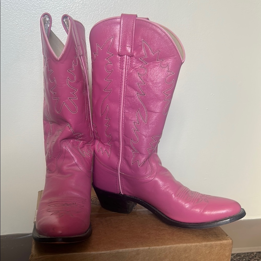 Pink Western Cowboy Boots